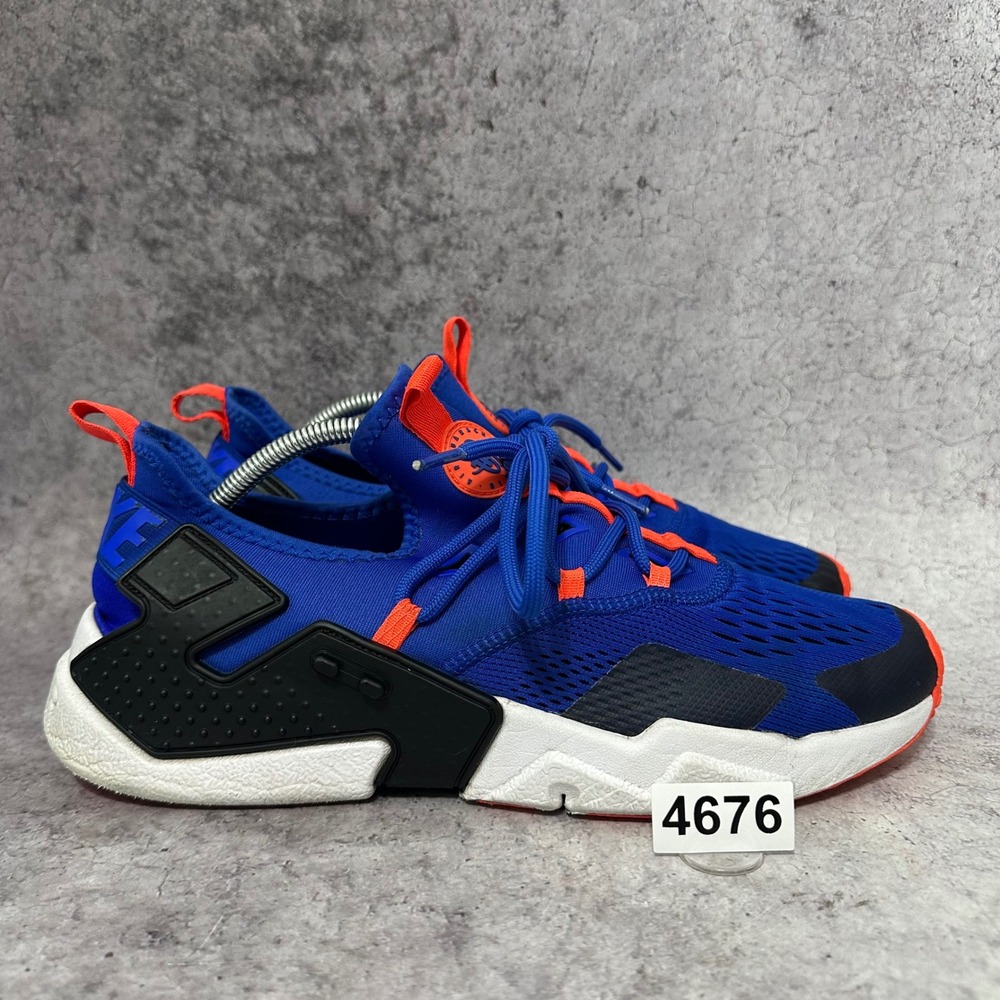 Nike Air Huarache Drift Mens 11 Blue Orange Sneakers AO1133-400 Racer Blue